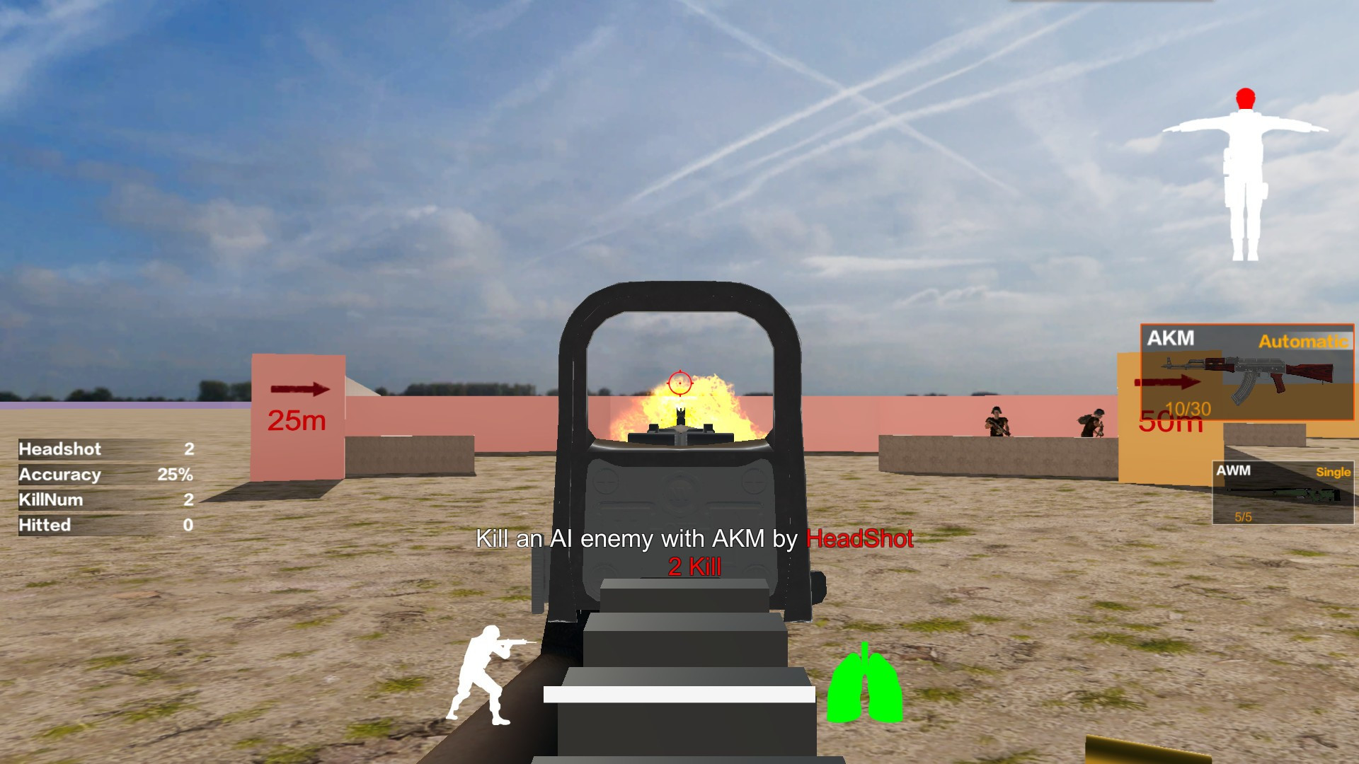 Battleground Shooting Training / Eating Chicken Shooting Trainer - кадр 1