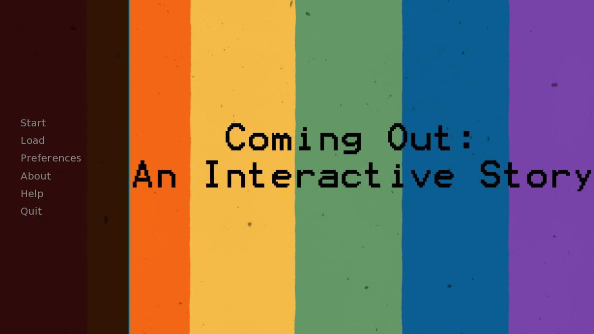 Coming Out: An Interactive Story (itch) - кадр 1