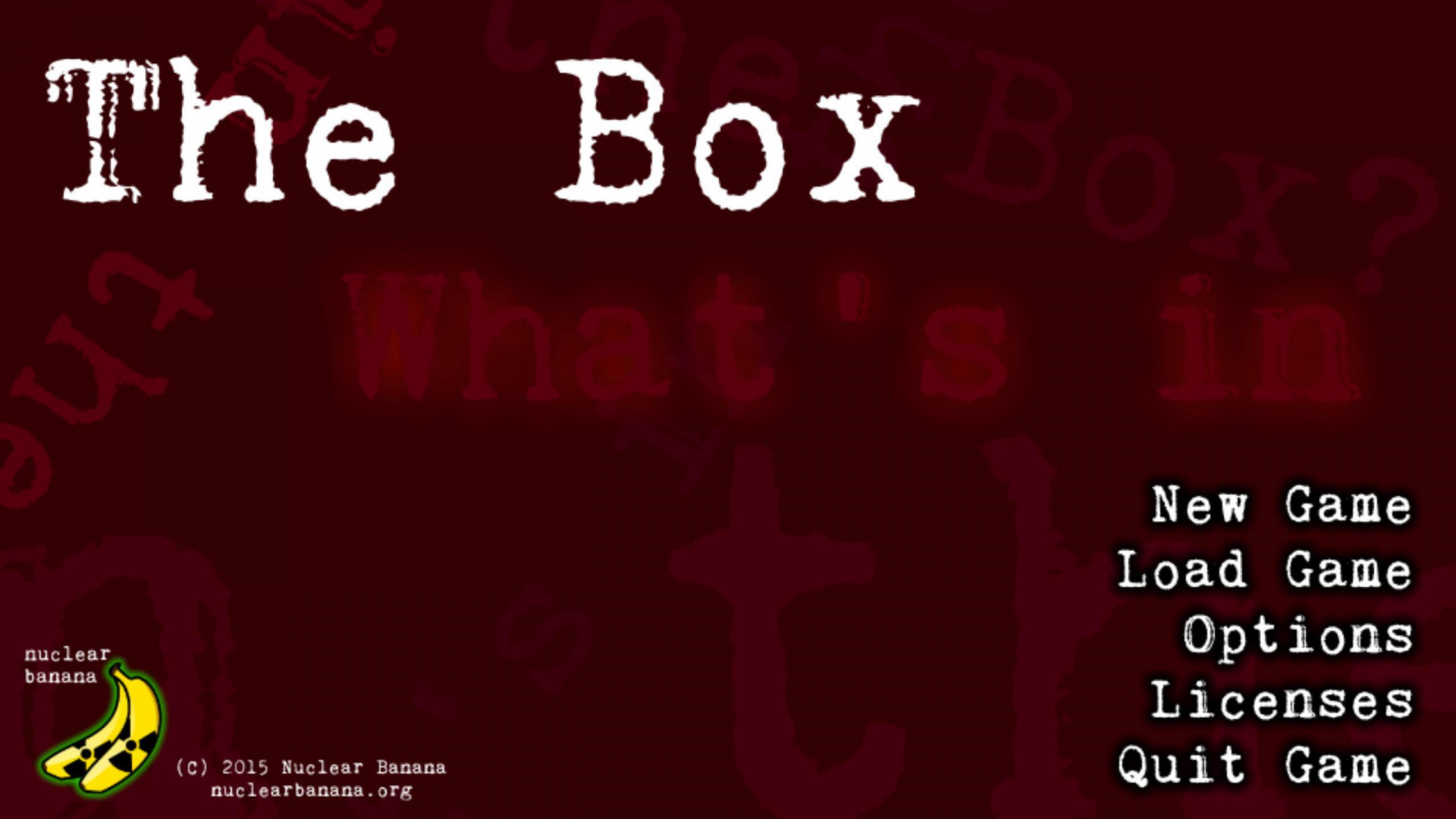The Box (itch) (Nuclear Banana) - кадр 1