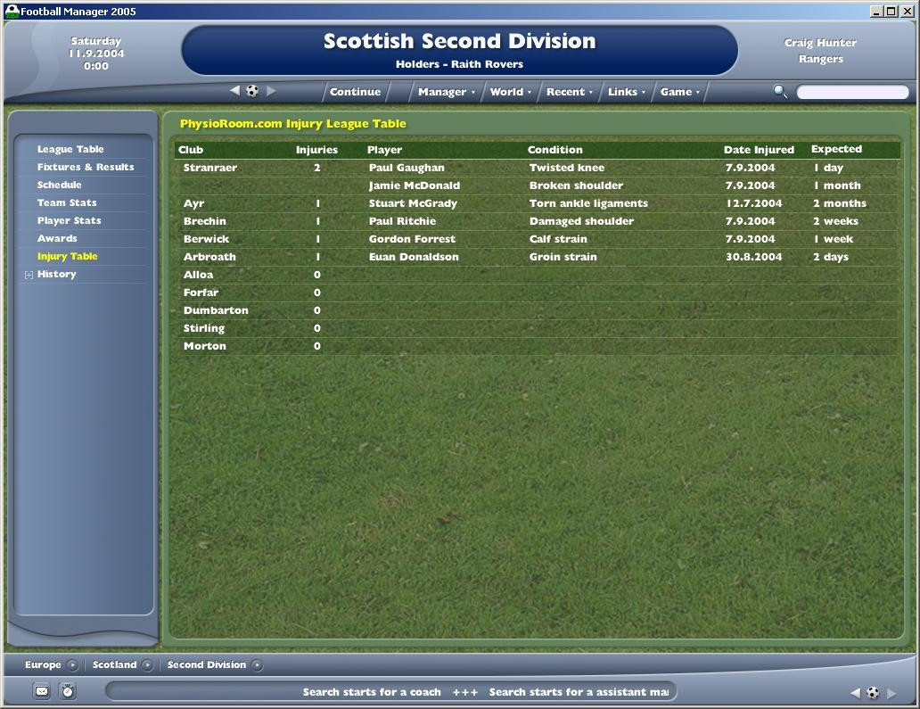 Football Manager 2005 - кадр 9
