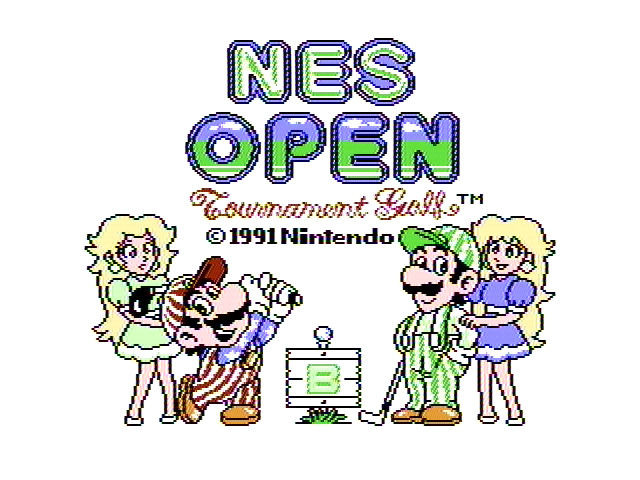 NES Open Tournament Golf - кадр 2