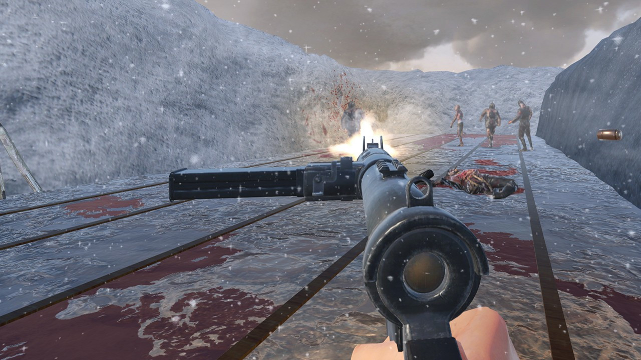 World War 2 Winter Gun Range VR Simulator - кадр 3
