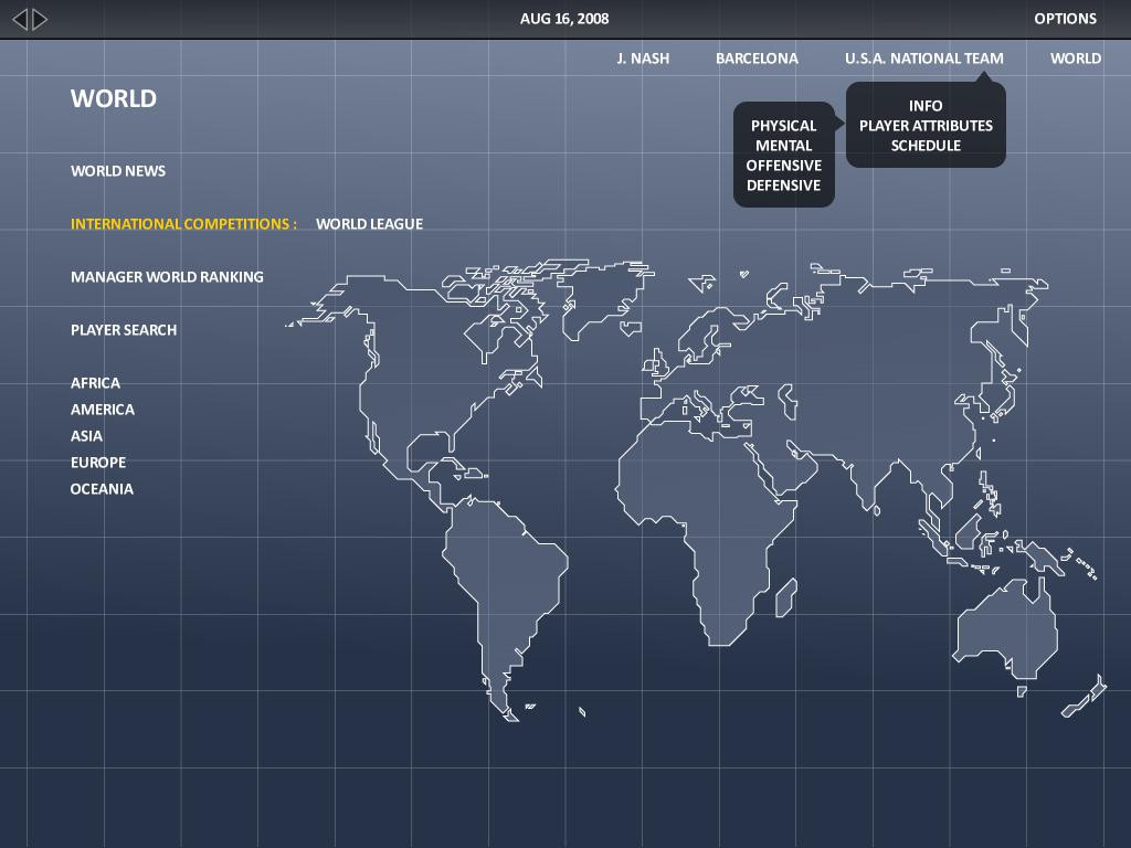 World Basketball Manager 2009 - кадр 3
