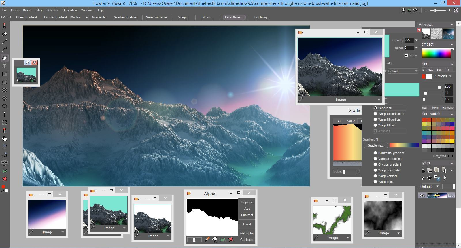 PD Howler 9.6 Digital Painter and Visual FX box - кадр 2