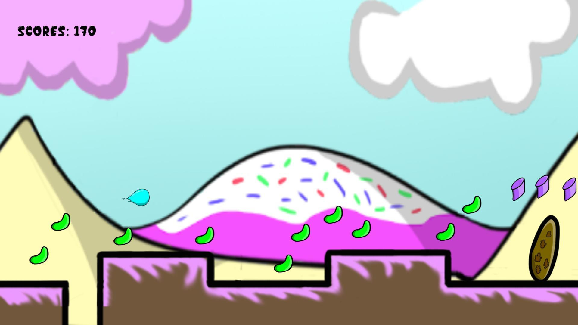 Running through the land of candy (itch) - кадр 1