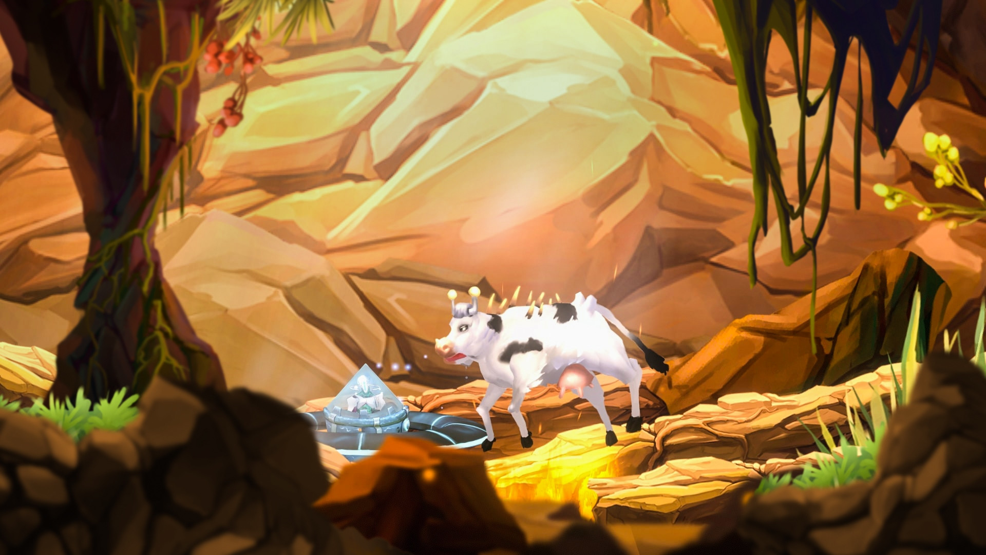 Moo Lander Demo (itch) - кадр 2