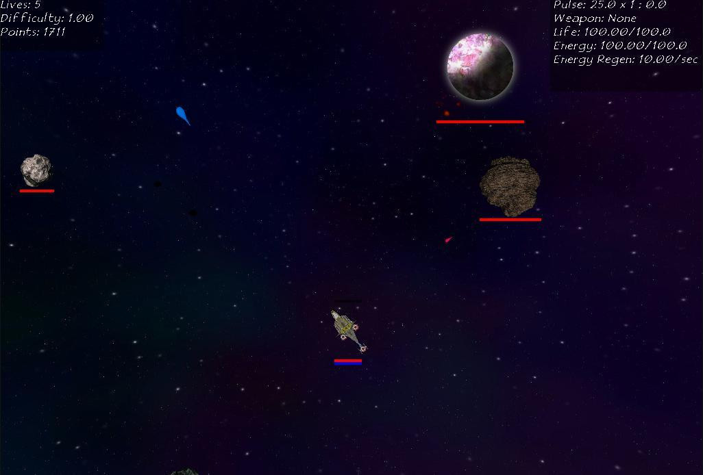 Asteroids Wars (itch) - кадр 1
