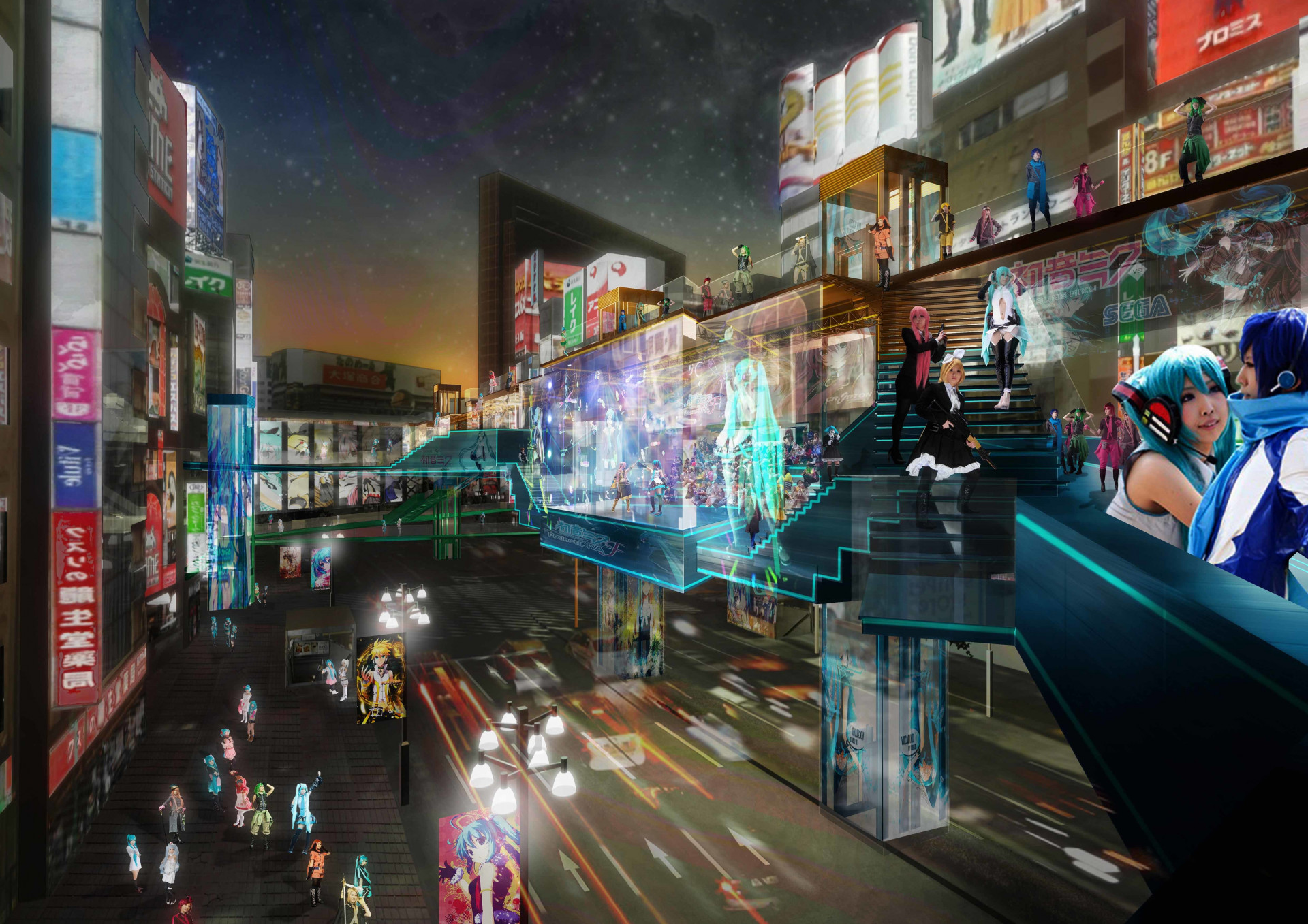 Shinjuku High Street - Neon Challenge (itch) - кадр 1