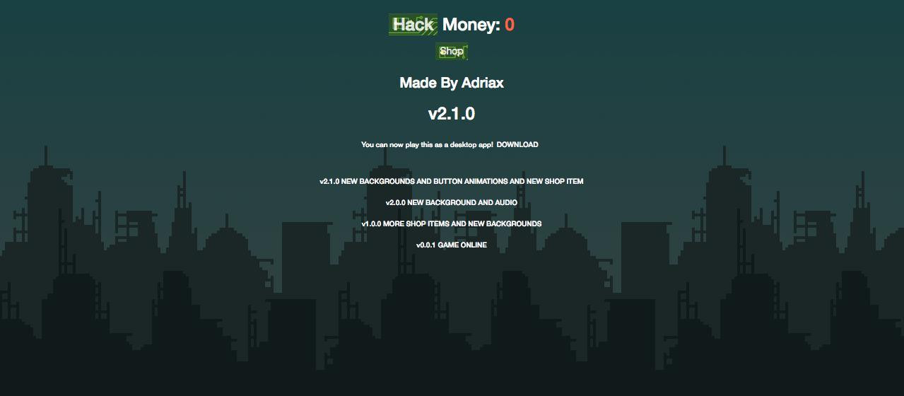 Hacker Clicker v2.10 (itch) - кадр 1