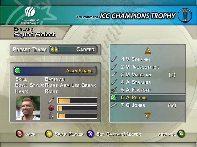 Brian Lara International Cricket 2005 - кадр 12