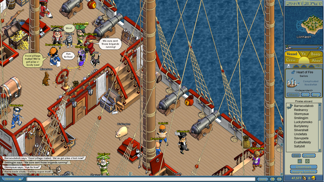 Puzzle Pirates: Dark Seas - кадр 3