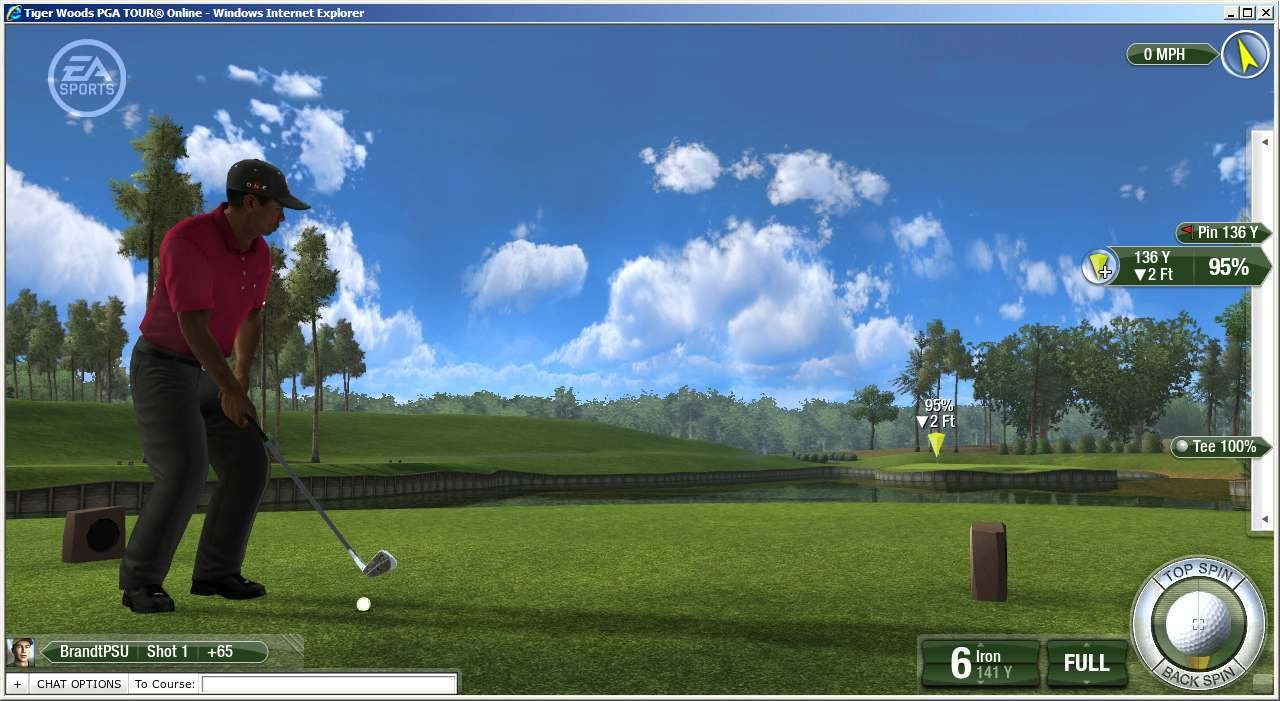 Tiger Woods PGA Tour Online - кадр 10