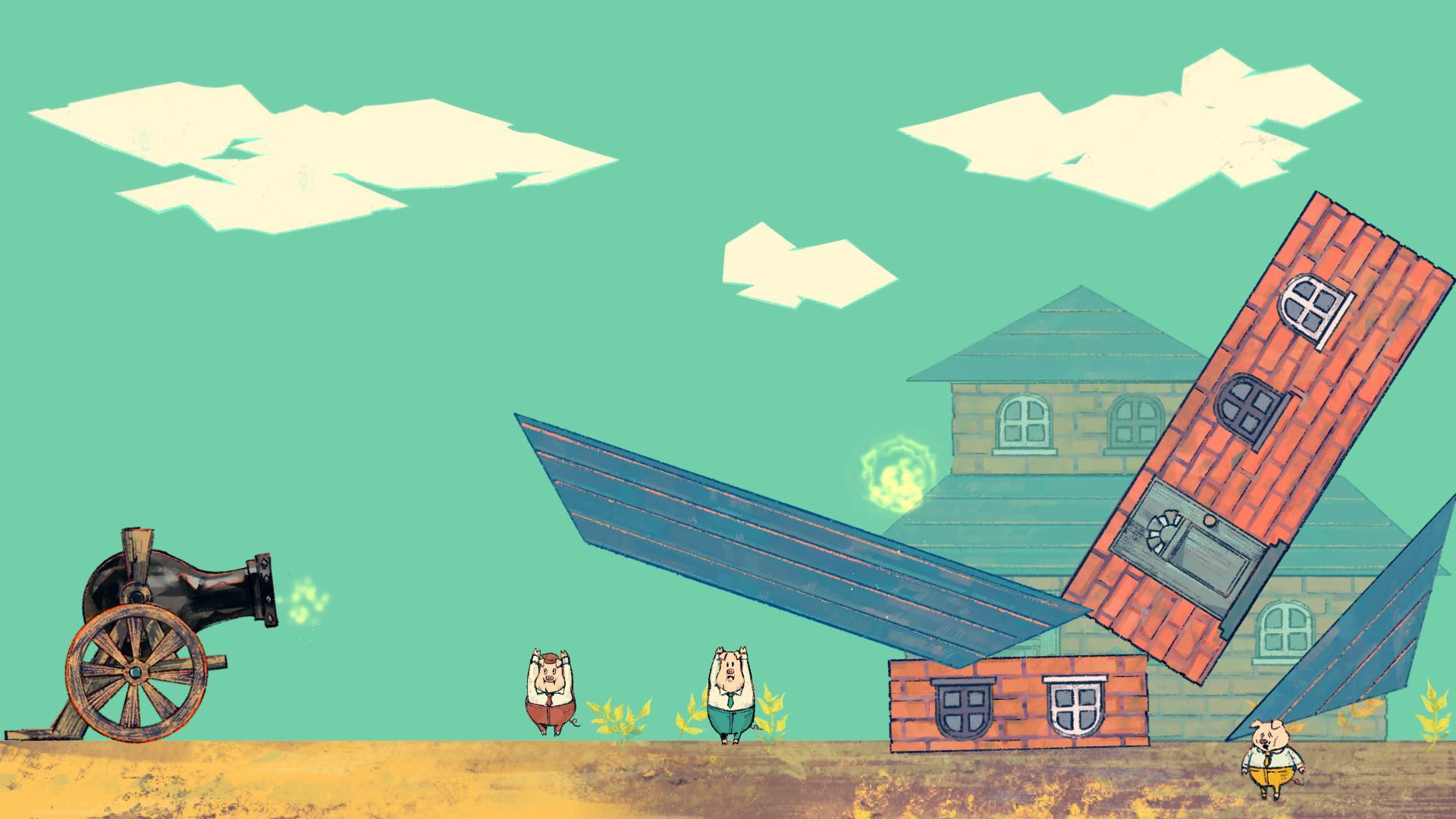 Three Little Pigs Returns - Revenge of Wolf (itch) - кадр 2