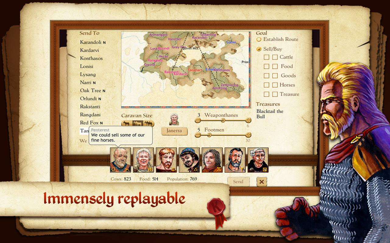 King of Dragon Pass: Text Adventure RPG - кадр 4