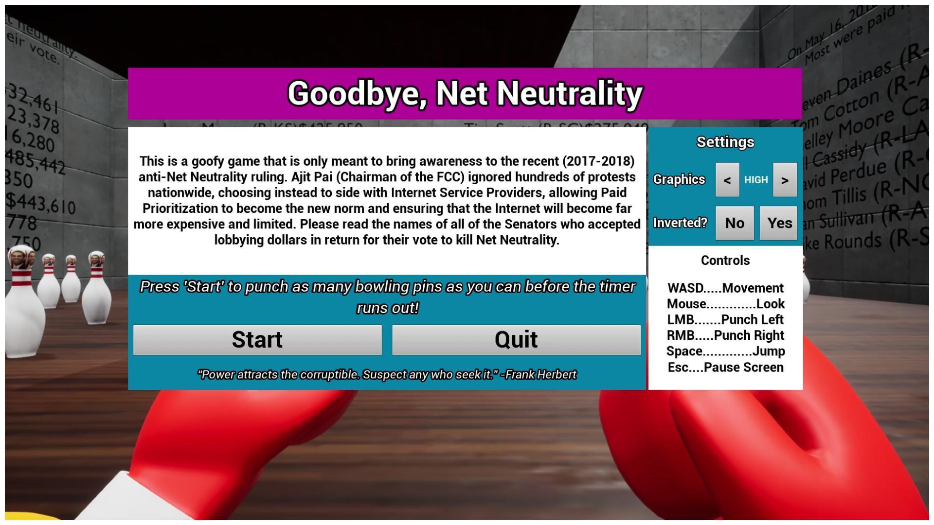 Goodbye, Net Neutrality (itch) - кадр 2