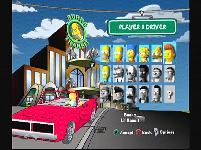 The Simpsons: Road Rage - кадр 1
