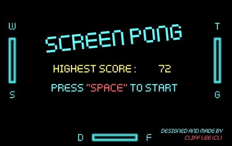 Screen Pong (itch) - кадр 2