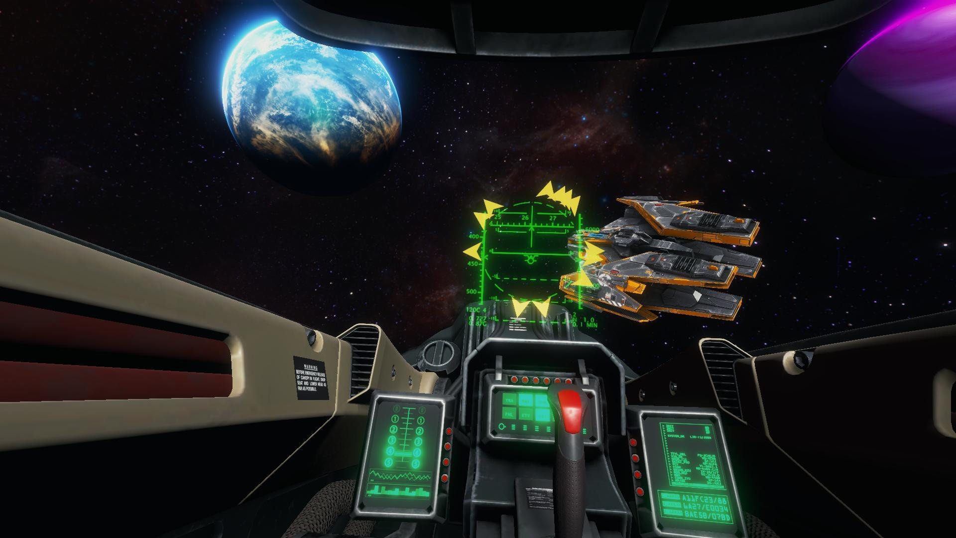 Asteroids VR - кадр 2