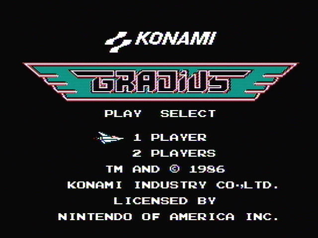 Gradius - кадр 1