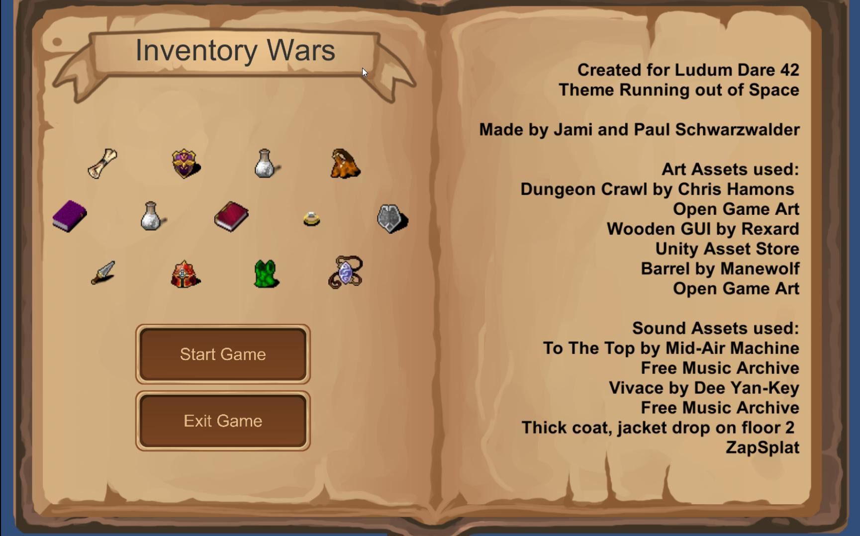 Inventory Wars (itch) - кадр 1