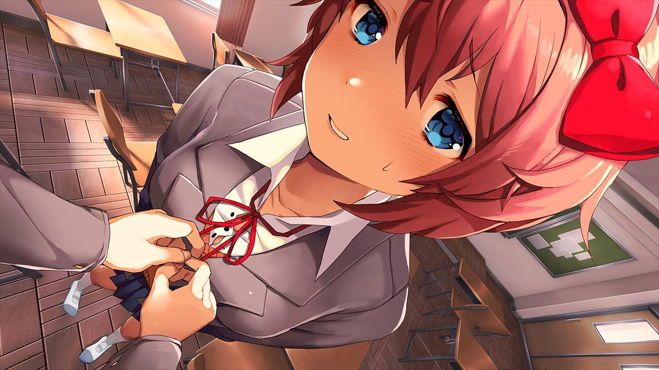 DokiDoki fanmade (itch) - кадр 2