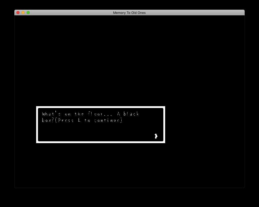 Memory To Old Ones - Ludum Dare 43 (itch) - кадр 1