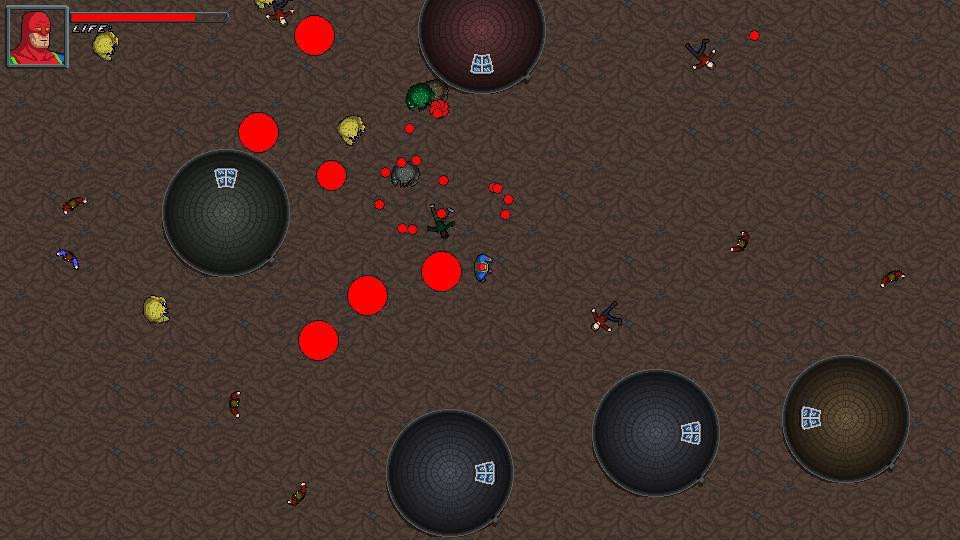 Captain Pixel Vs The Round Invaders (itch) - кадр 1