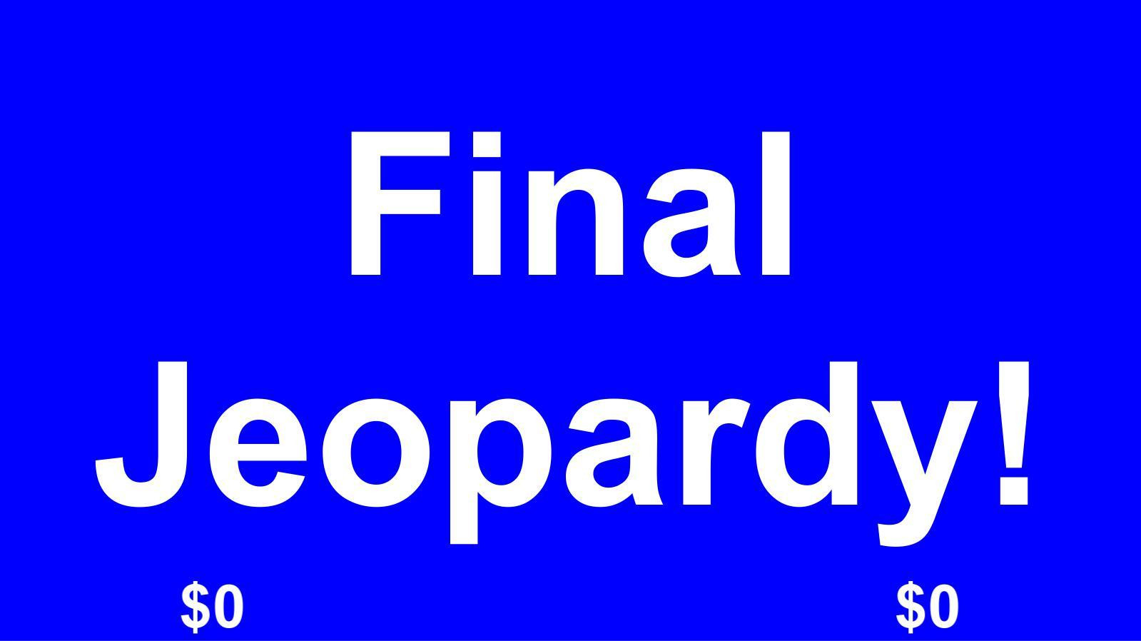 William Schaefer's Jeopardy! (itch) - кадр 1