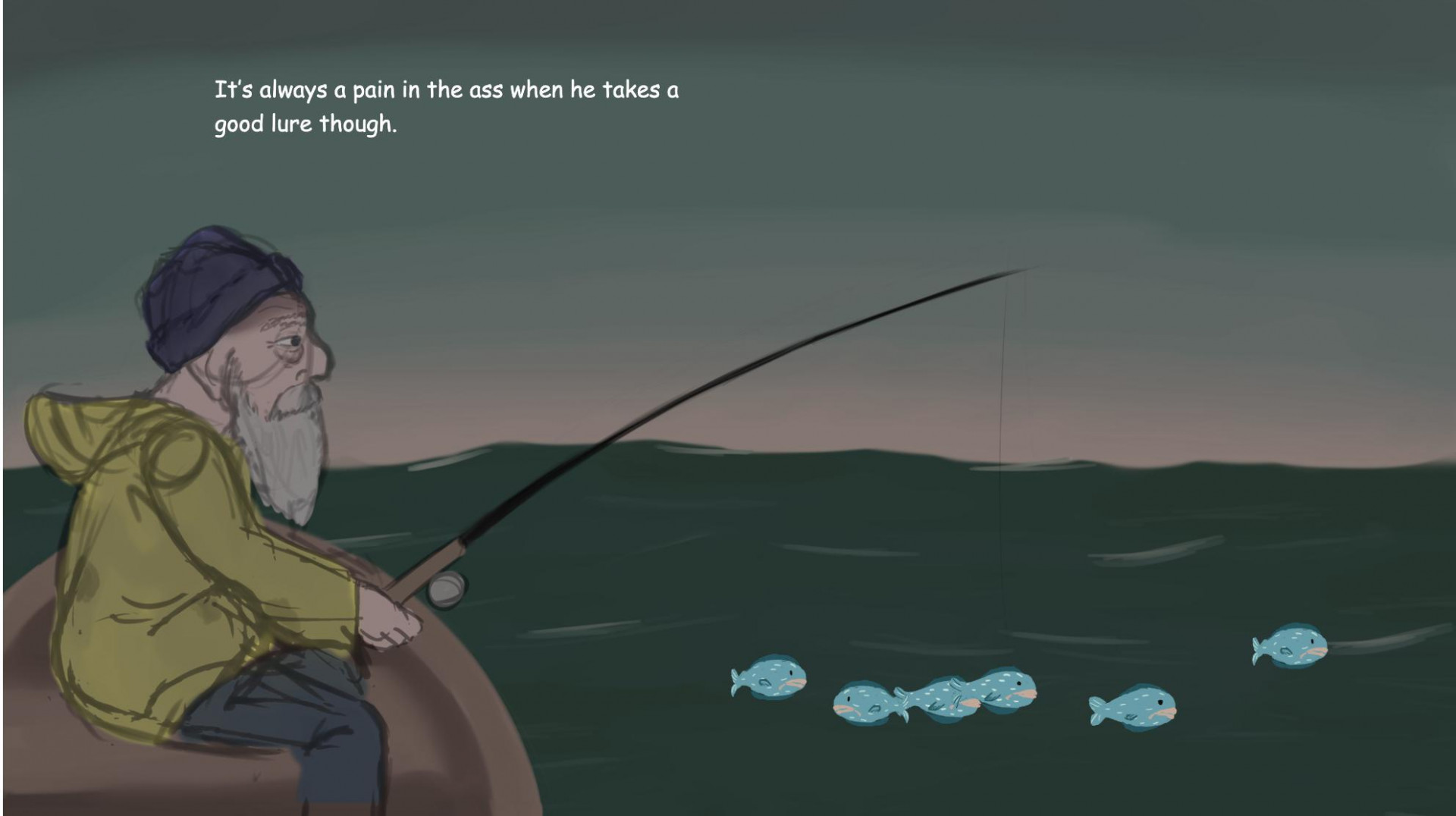 The Lonely Fisherman (itch) - кадр 2