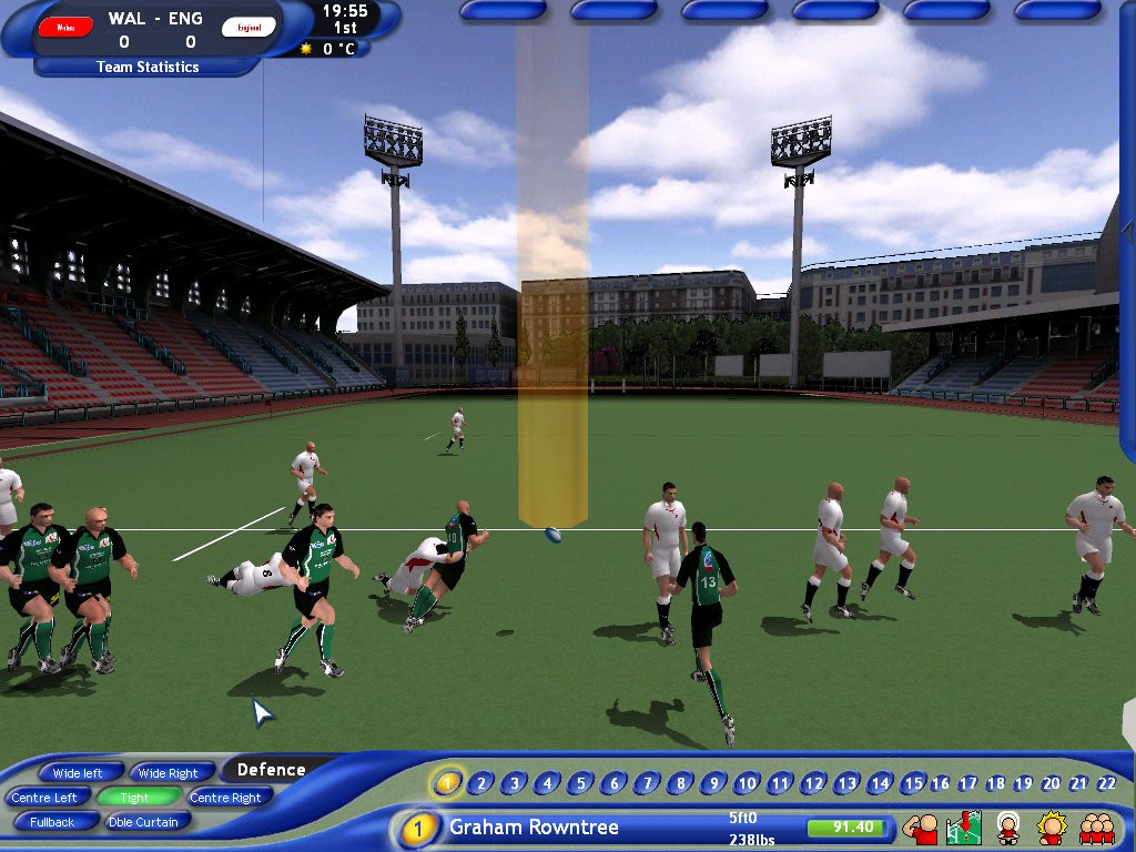Pro Rugby Manager 2004 - кадр 12
