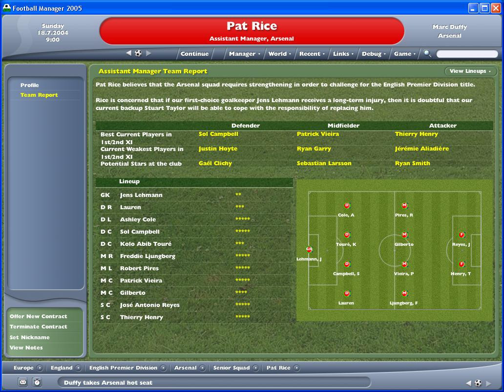 Football Manager 2005 - кадр 11