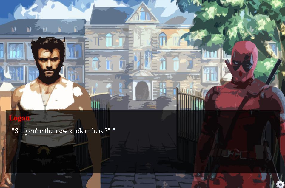 Deadpool Dating Simulator (itch) - кадр 1