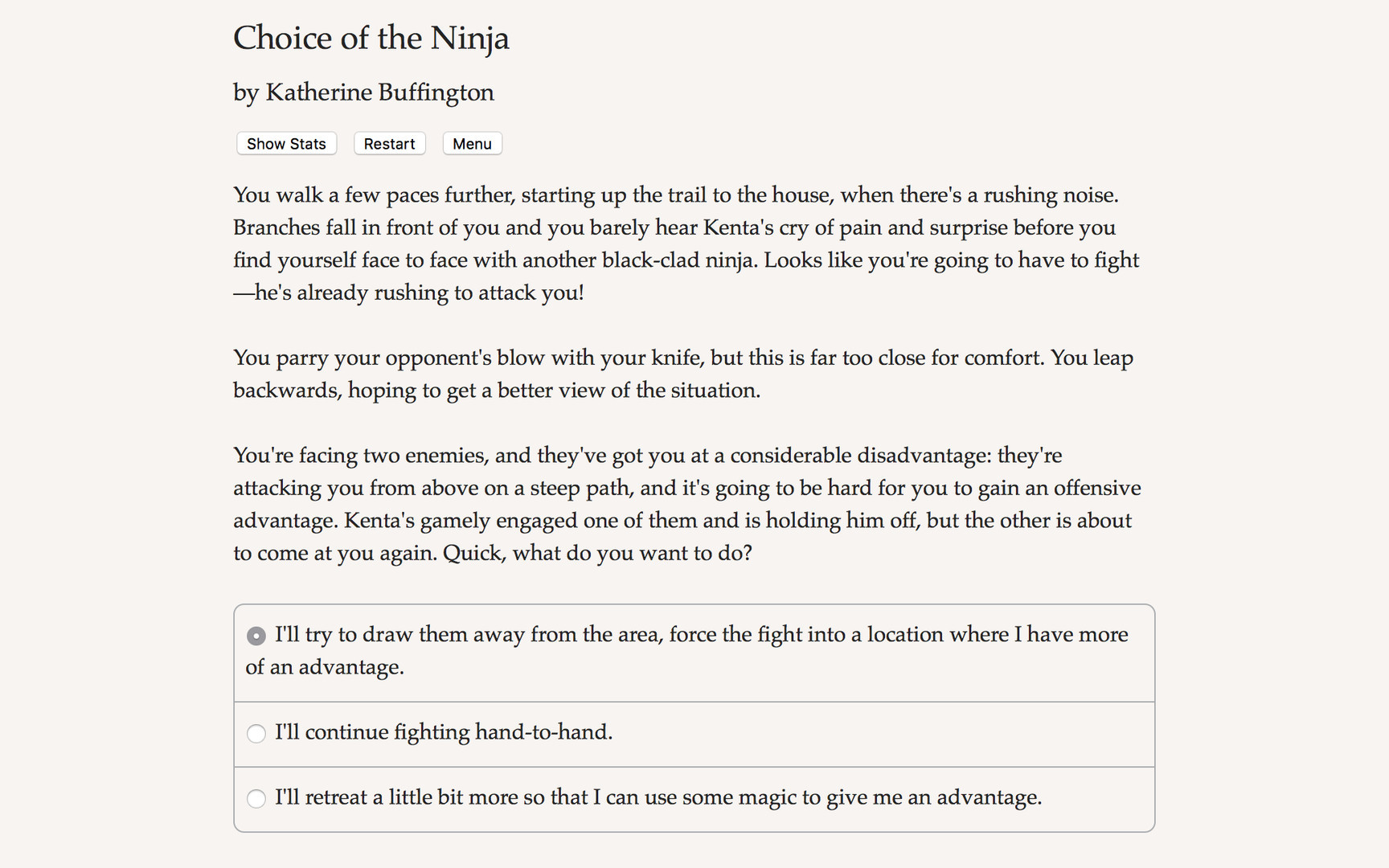 Choice of the Ninja - кадр 2