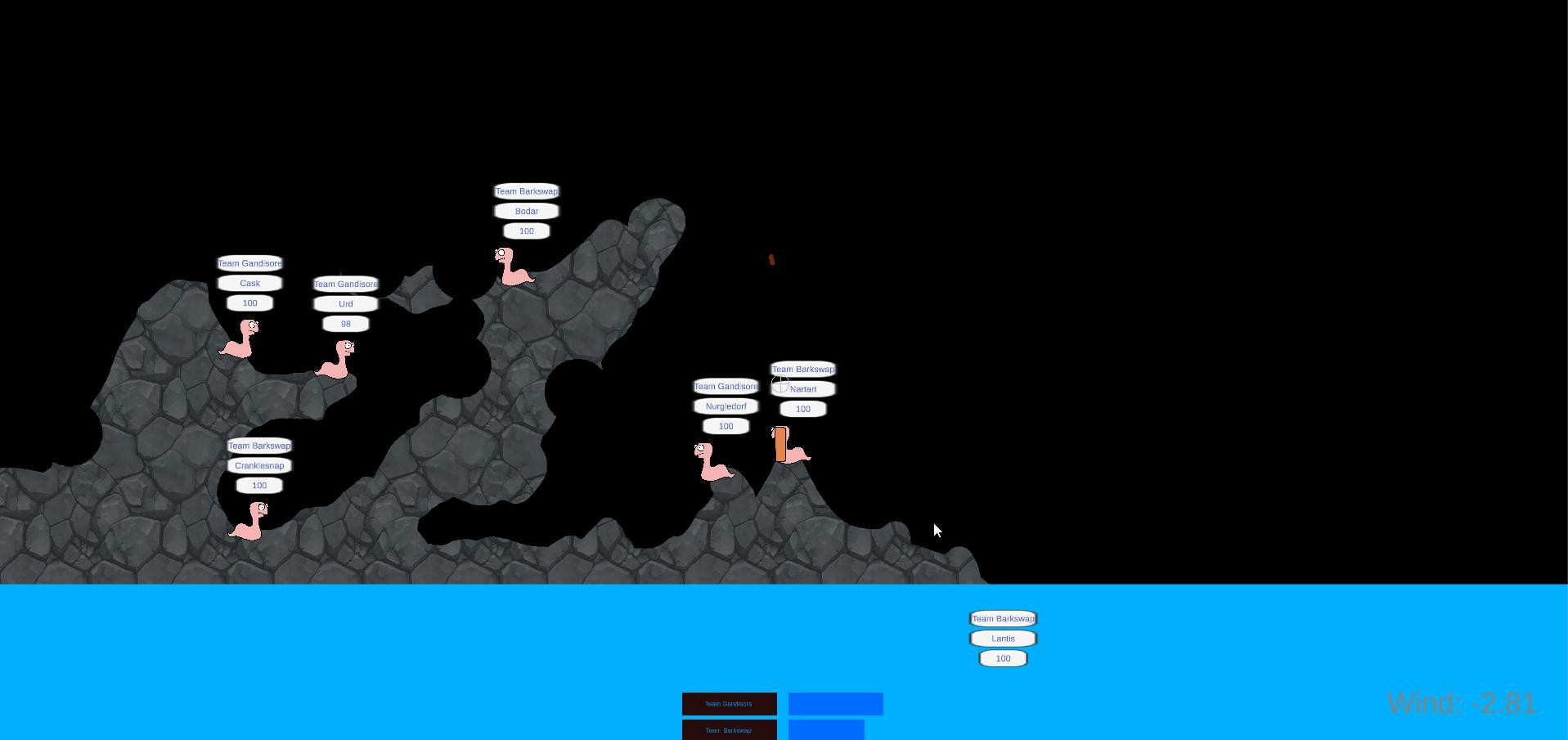 Worms clone (itch) - кадр 1