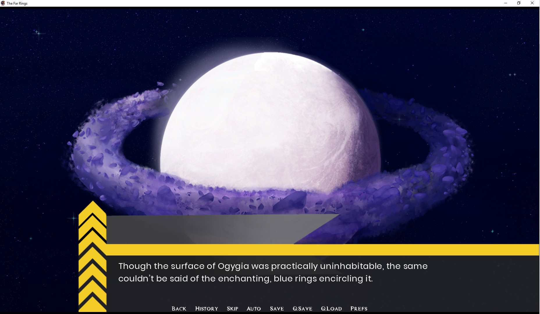 The Far Rings: A Space Opera Visual Novella - кадр 1