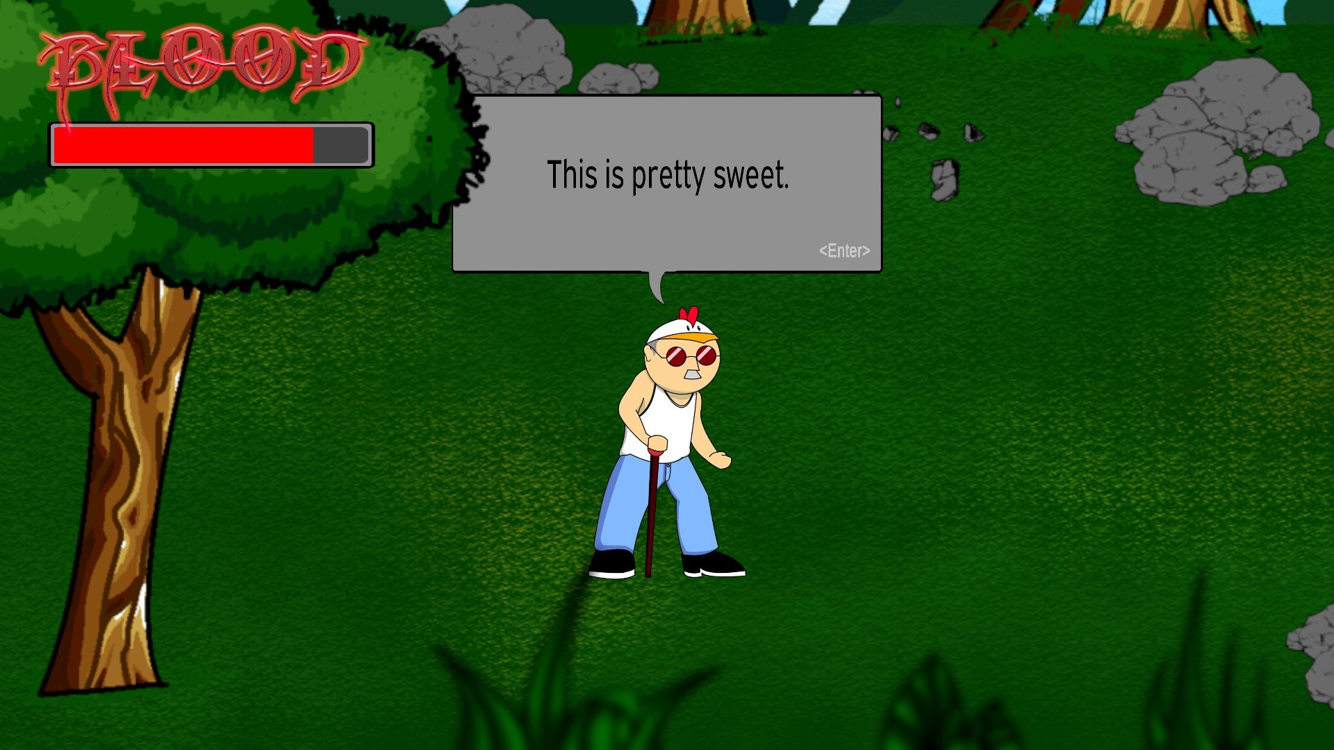 My Chicken - A Story Based Game for LD44 (itch) - кадр 1