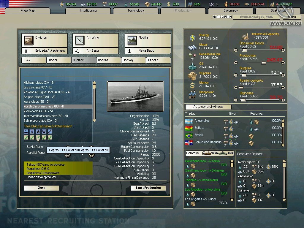 Hearts of Iron II: Doomsday - Armageddon - кадр 3