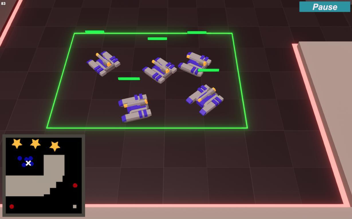 Neon Bot Battle (itch) - кадр 1