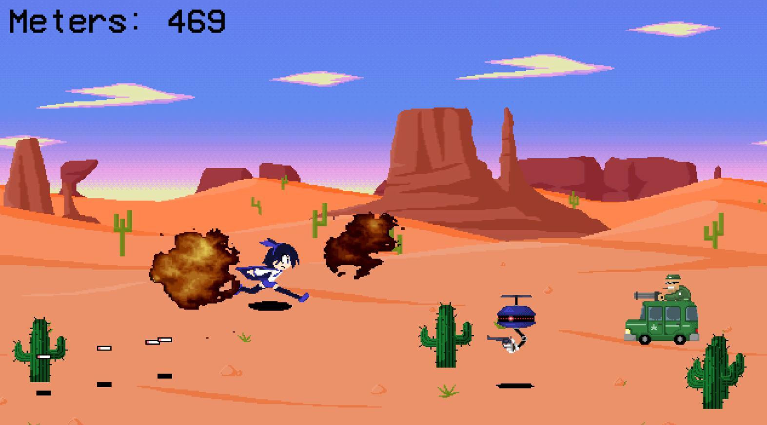 Area 51: Running Ninja Raid (itch) - кадр 1