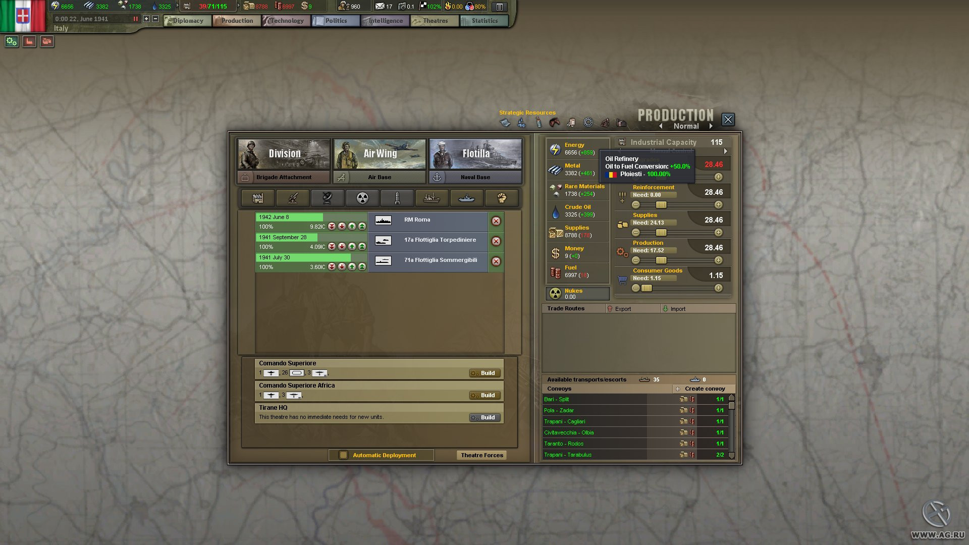 Hearts of Iron III: For the Motherland - кадр 5