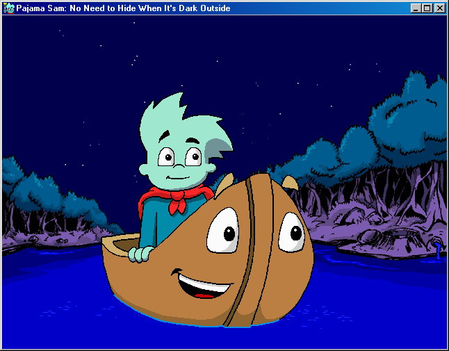 Pajama Sam in "No Need to Hide When It's Dark Outside" - кадр 2