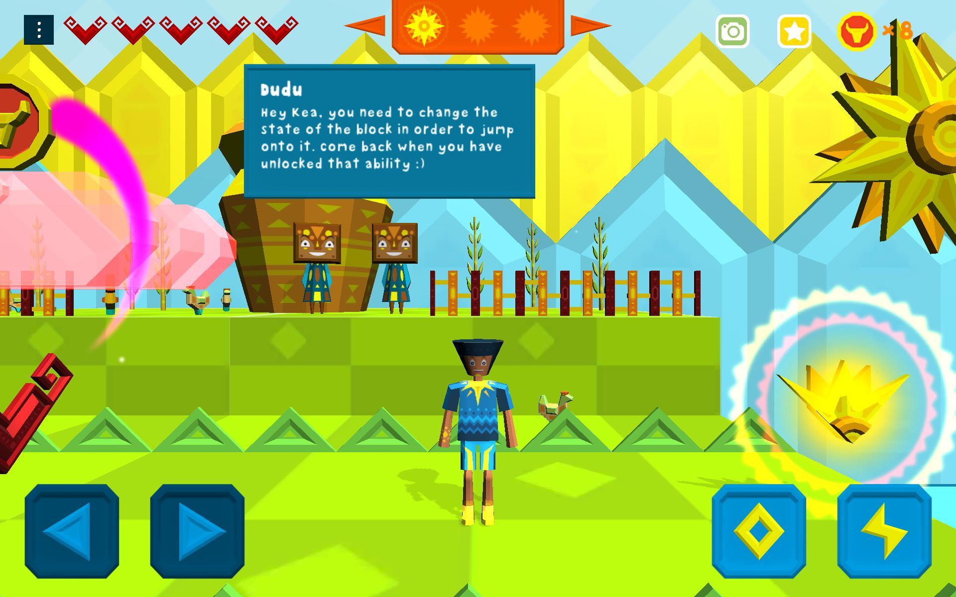 Kea's World: Tselane and the Giant Level 1 Demo (itch) - кадр 2
