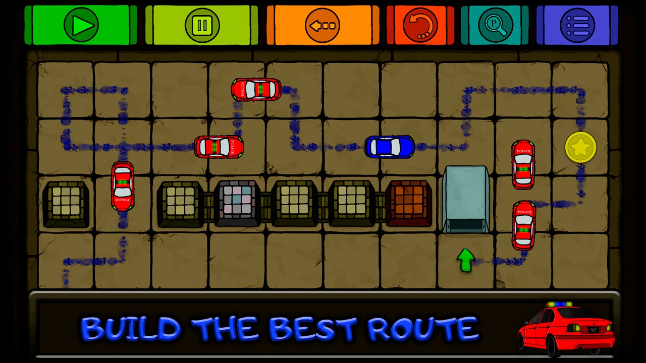 Make Route: Escape the police - кадр 4
