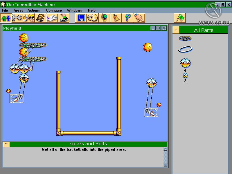 The Incredible Machine Version 3.0 - кадр 2