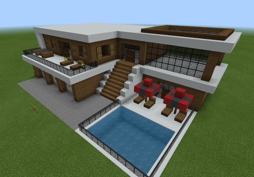 Builds for Bedrock - Modern Mansion #1 (itch) - кадр 1