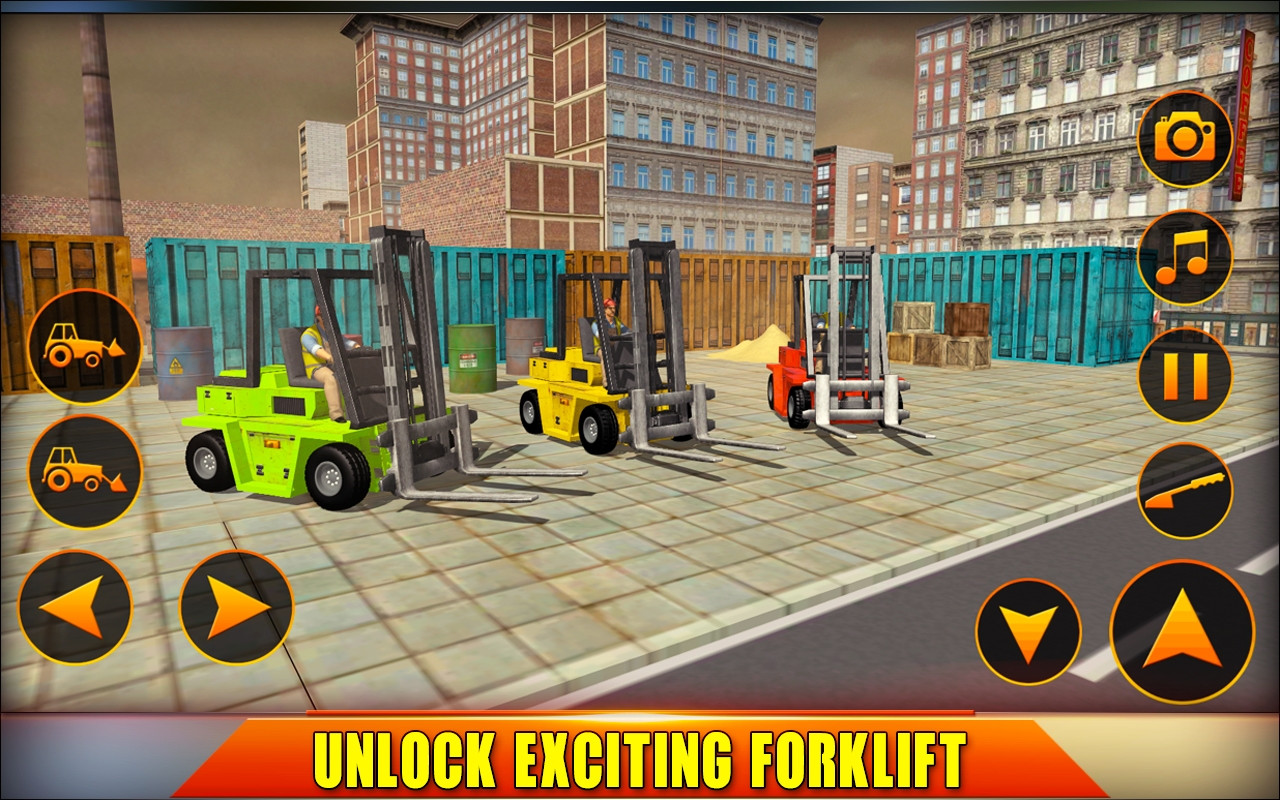 Forklift Operator Game: City Fork lift Simulator (itch) - кадр 1