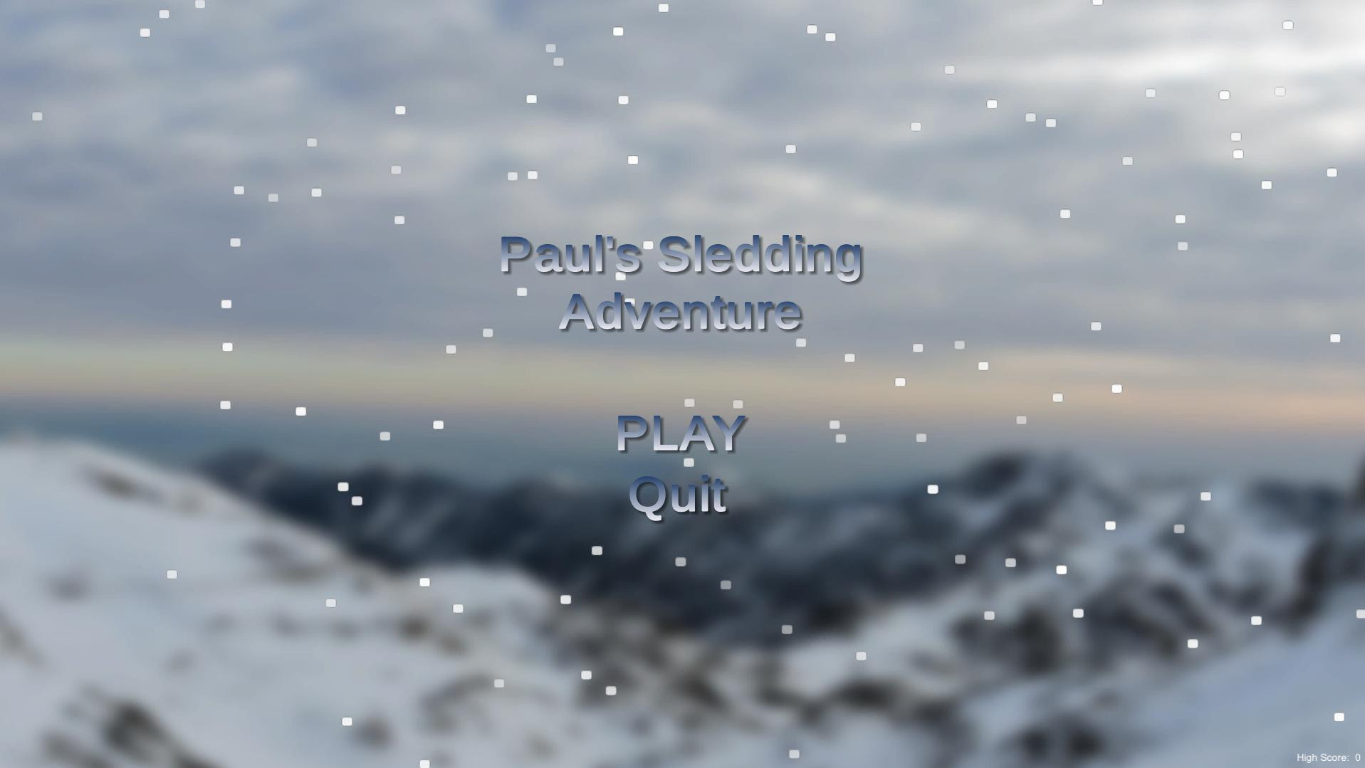 Paul's Sledding Adventure (itch) - кадр 1