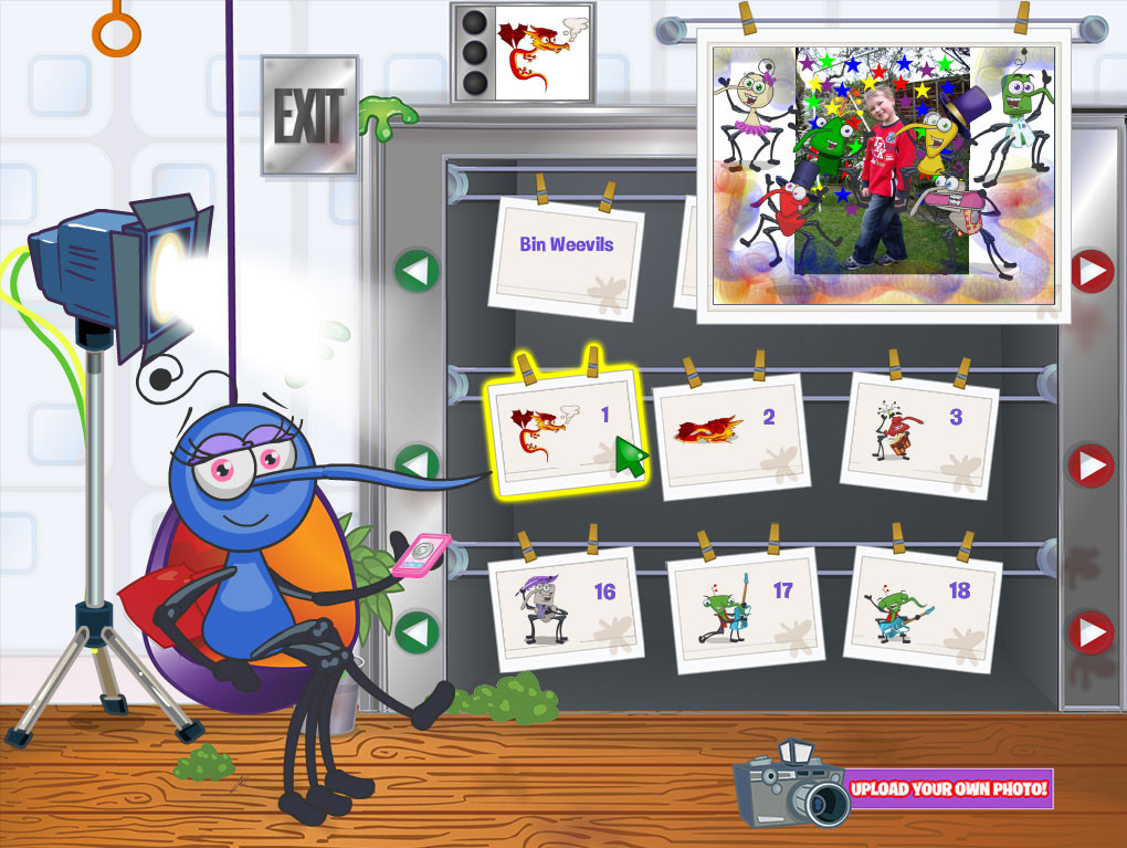 Bin Weevils Arty Arcade - кадр 3
