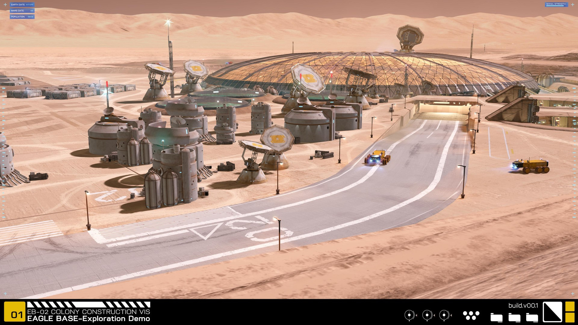 Project Eagle: A 3D Interactive Mars Base - кадр 3