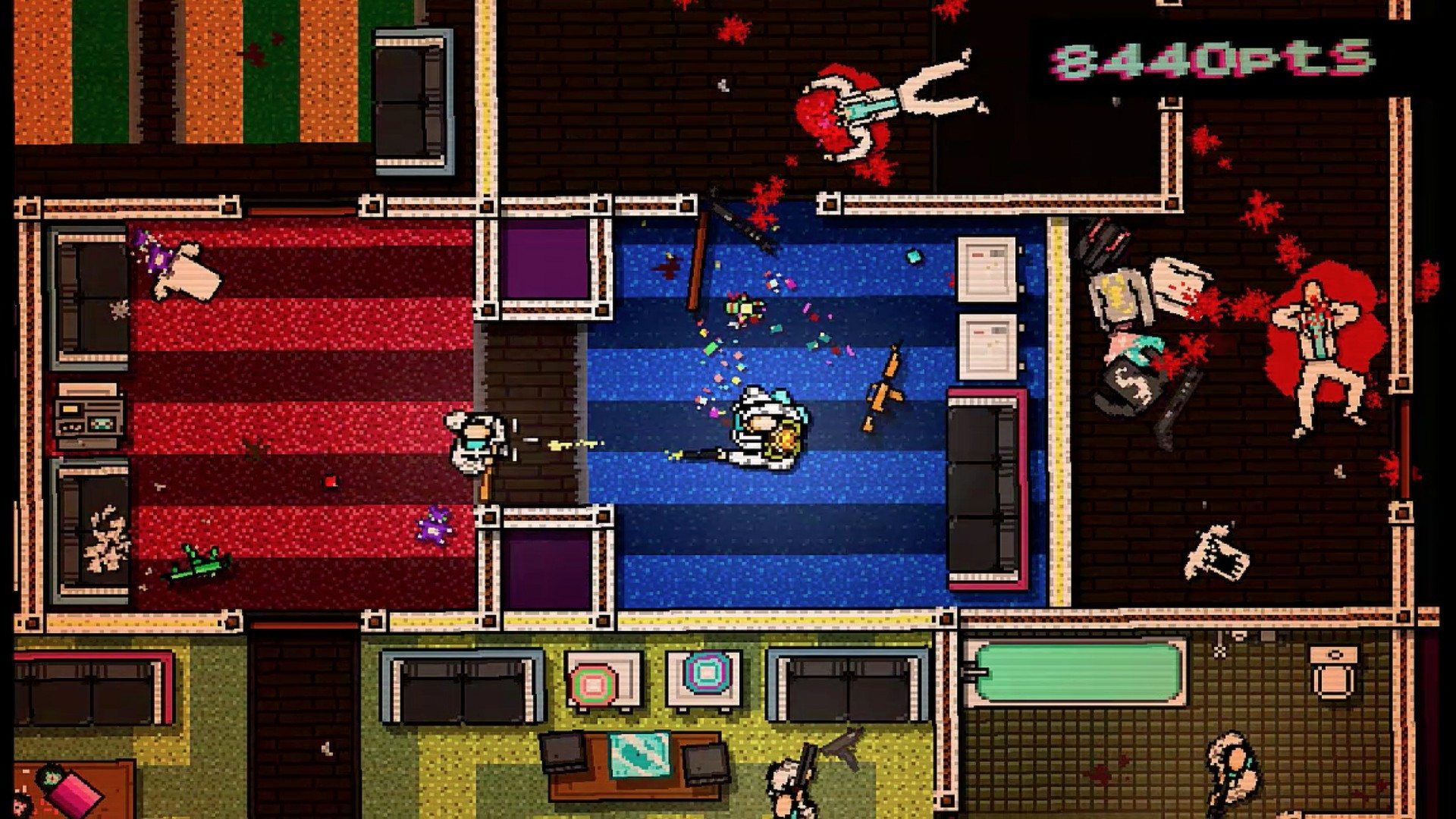 Hotline Miami - обзоры и оценки игры, даты выхода DLC, трейлеры, описание